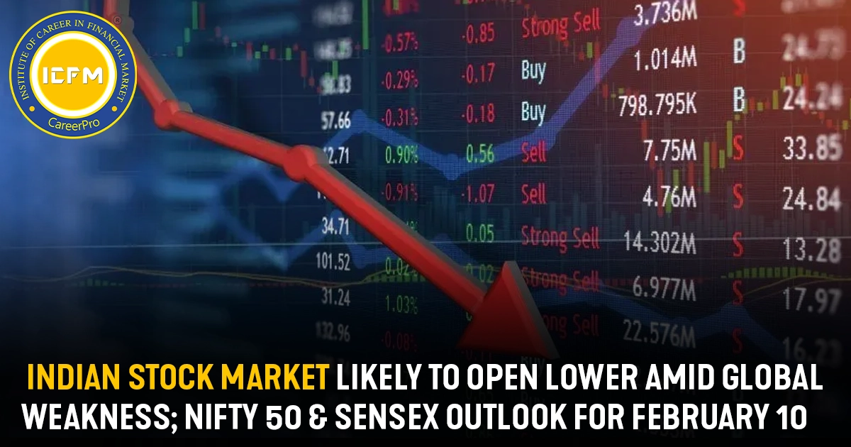 Indian Stock Market Likely to Open Lower Amid Global Weakness; Nifty 50 & Sensex Outlook for February 10 Detailed Blog.