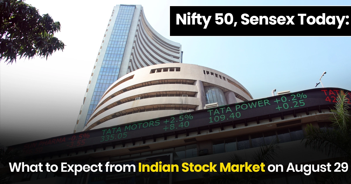 Nifty 50 and Sensex market outlook for August 29 amid US tariff concerns and global cues