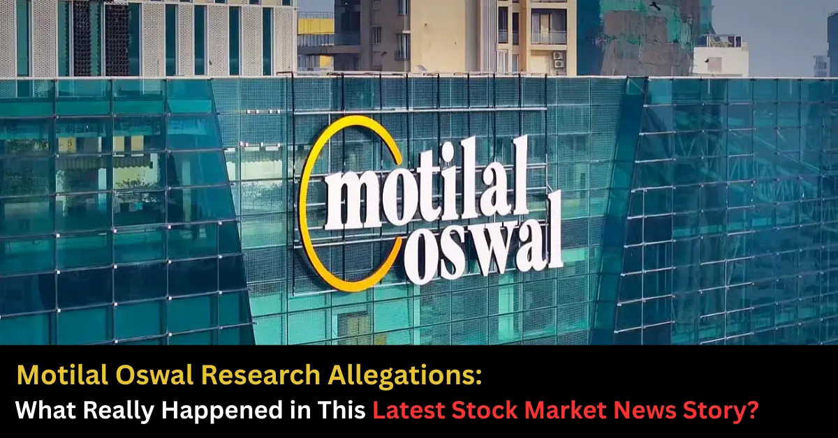 motilal oswal news, motilal oswal research allegations, kaynes tech crash, motilal oswal research report, stock market news today, midcap stocks fall, indian stock market news, latest stock market update, market rumours, SEBI regulations