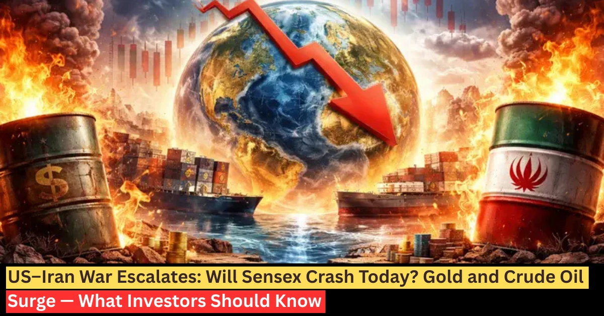 US–Iran war impact on Sensex, oil prices and gold market volatility