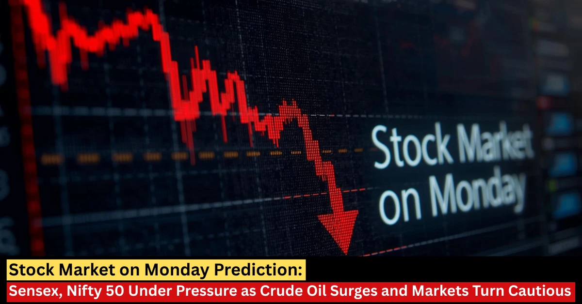 Stock Market on Monday with Sensex and Nifty under pressure due to rising crude oil prices