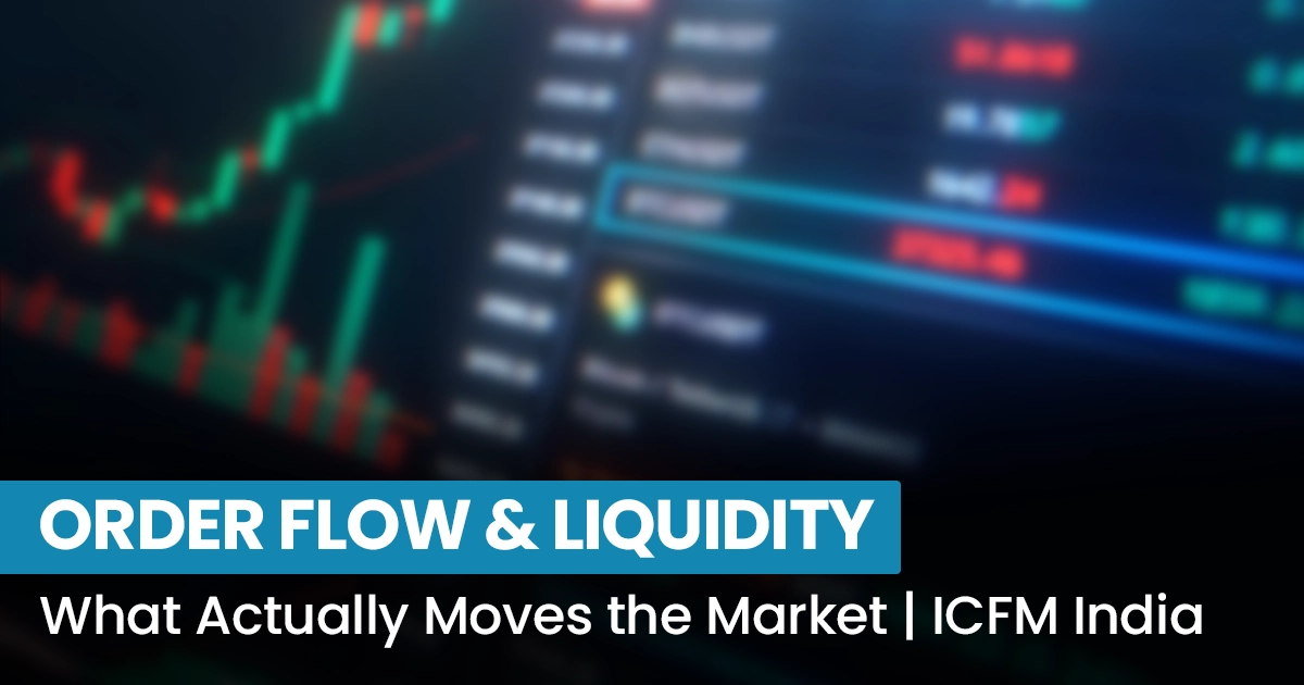 Chart illustrating order flow, liquidity zones and stop hunt mechanics in NIFTY 50 index